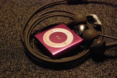 Pink MP3 player