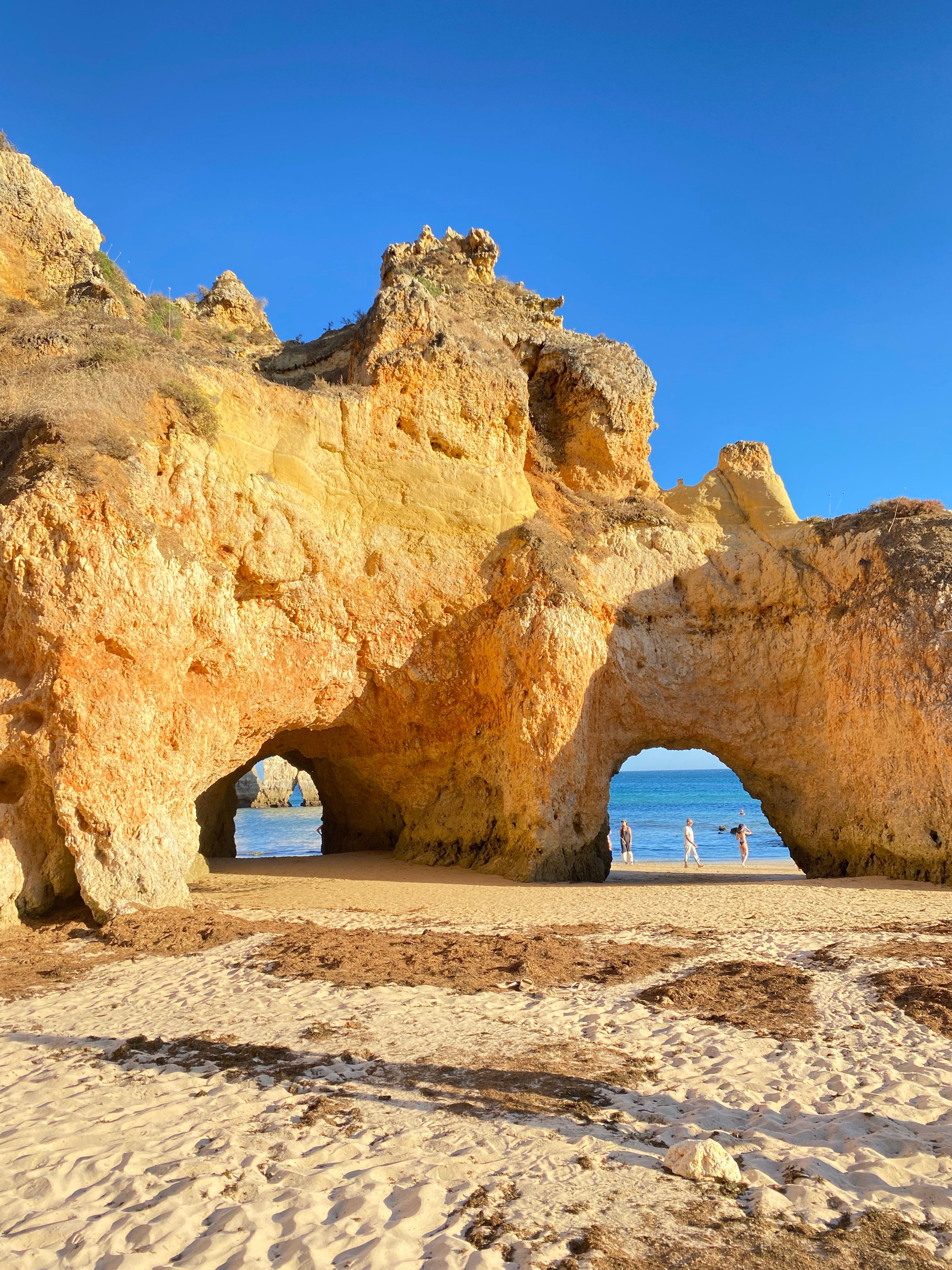 Scenic Beach Arches in Faro, Portugal · Free Stock Photo