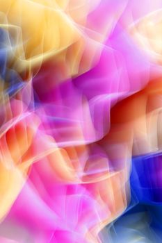Dynamic abstract artwork featuring flowing waves of vibrant colors in a modern style.