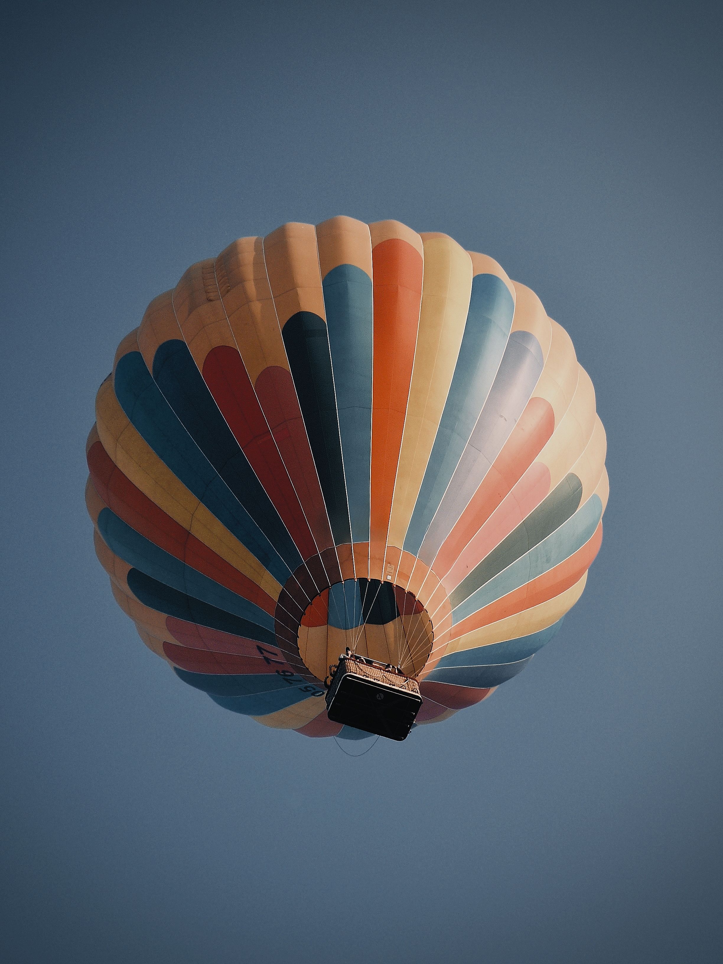 Colorful Hot Air Balloon in Blue Sky · Free Stock Photo