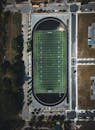 Aerial View of a City Sports Field