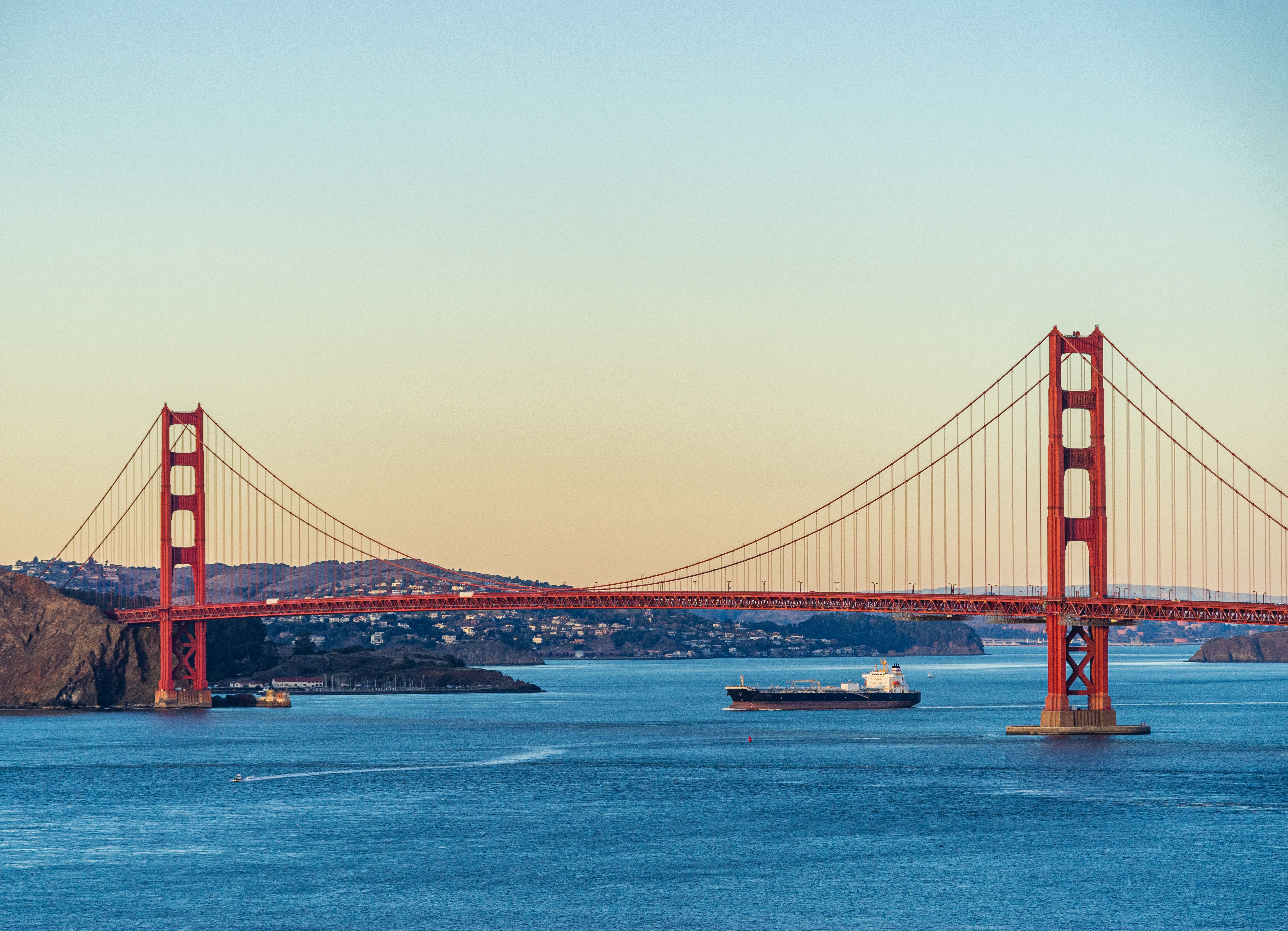 Golden Gate Bridge at Sunset in San Francisco · Free Stock Photo