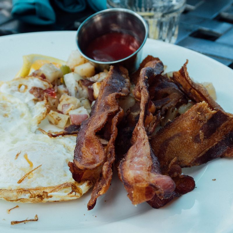 Bacon and Egg Cream Sauce