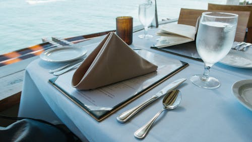 Free Close-Up Photo Of Table Setting Set Stock Photo