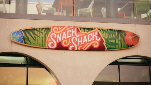 Free Snack Shack Signage Stock Photo