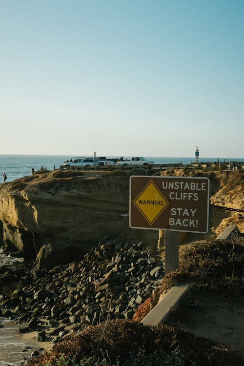 Unstable Cliffs Signage