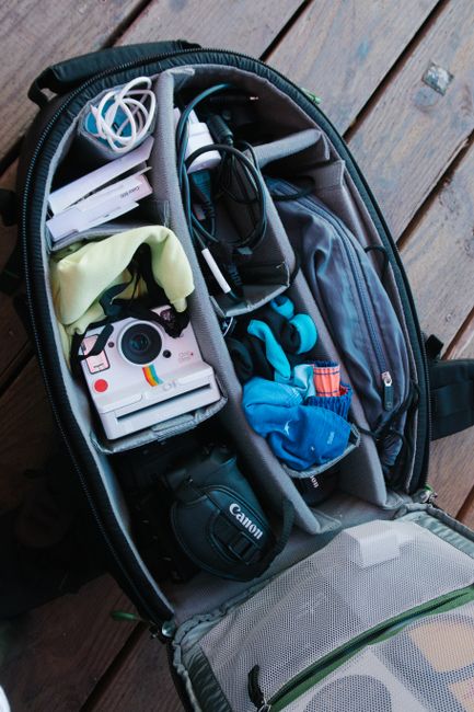 Backpack with customizable compartments