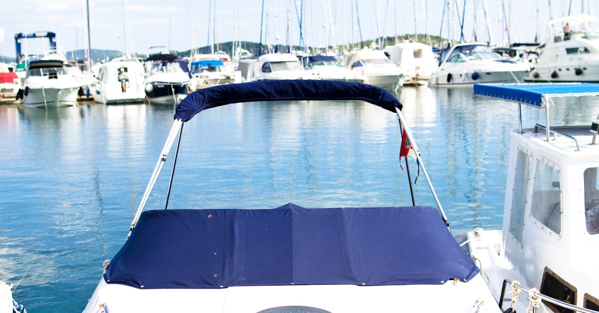 Free stock photo of bay, blue, boat