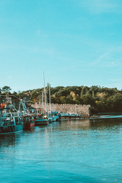 Motorboats on Calm Body of Water