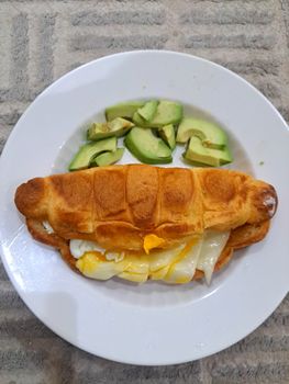 Egg Sandwich On Croissant — kidney-friendly food