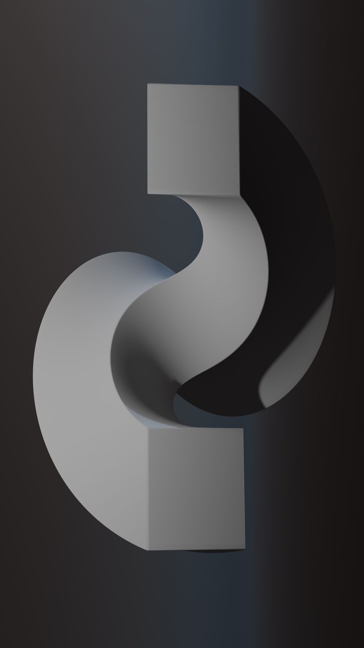 Schatten & Abstrakt auf schwarzem Hintergrund – OLED Motiv (von Steve A Johnson, 4320×7680, #29626038)