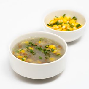 A bowl of soup