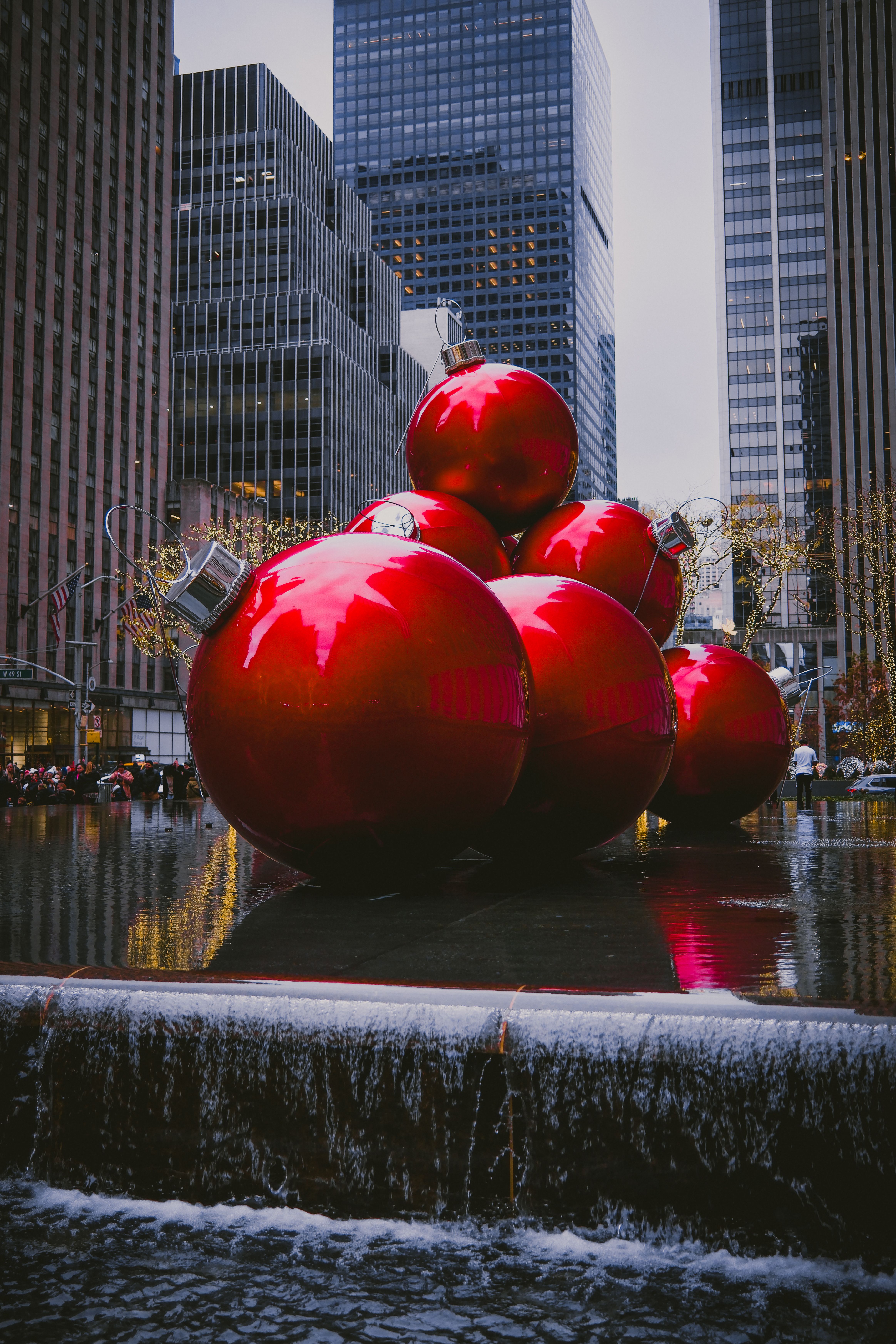 New York Giants Weihnachtsbaum Urlaub Ornament Schneemänner