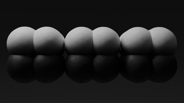 Schwarz & Weiß – Bezauberndes 3D Render