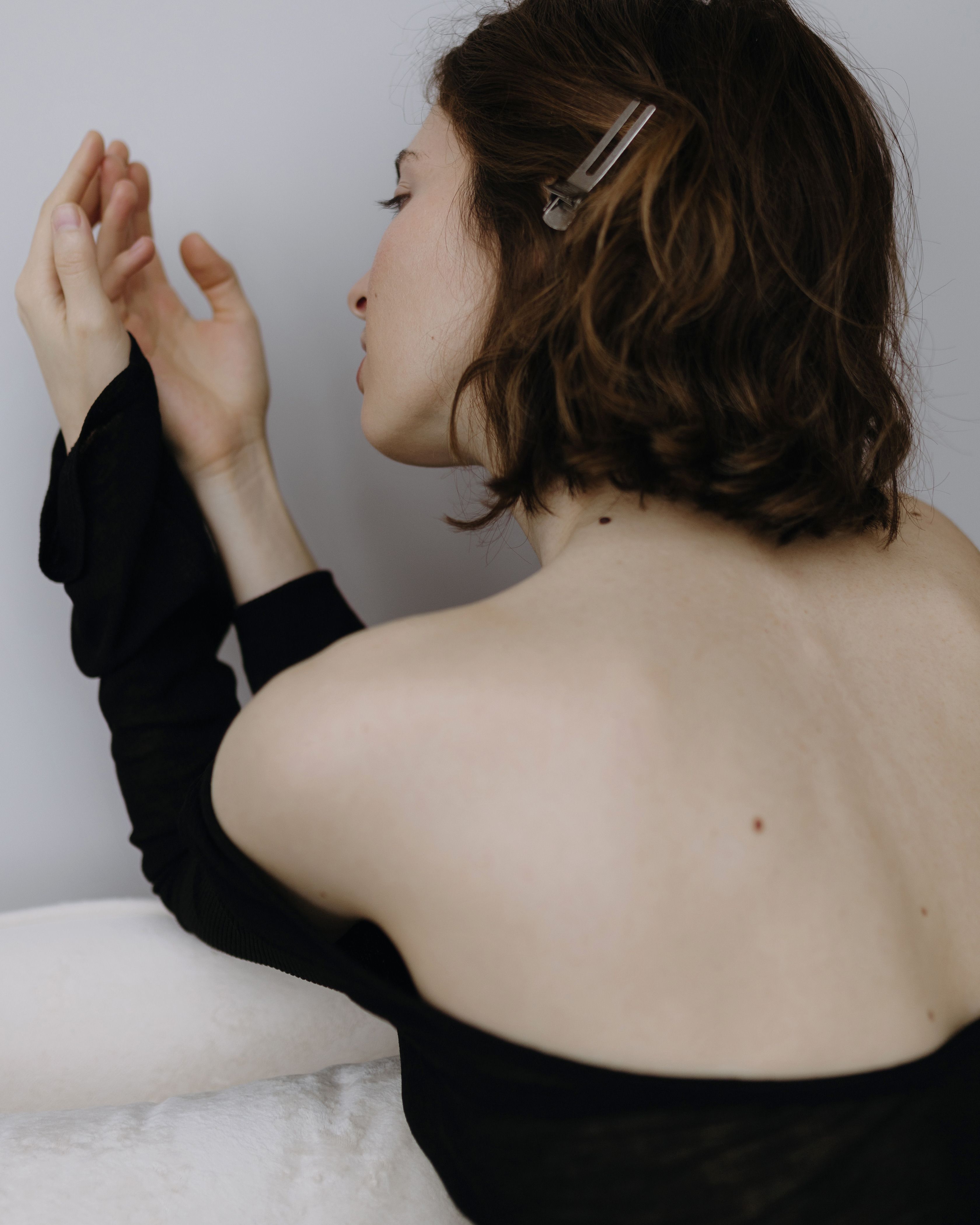 Elegant Portrait of Woman in Minimalist Setting · Free Stock Photo