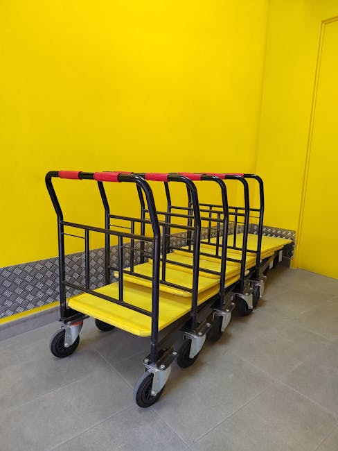 五大品牌仓库手推车实物对比图