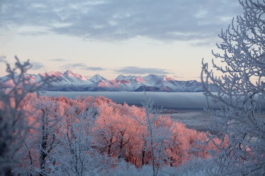 Anchorage on the Alaska Glacier Route route