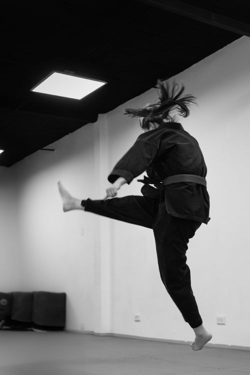 Free Karate girl Stock Photo