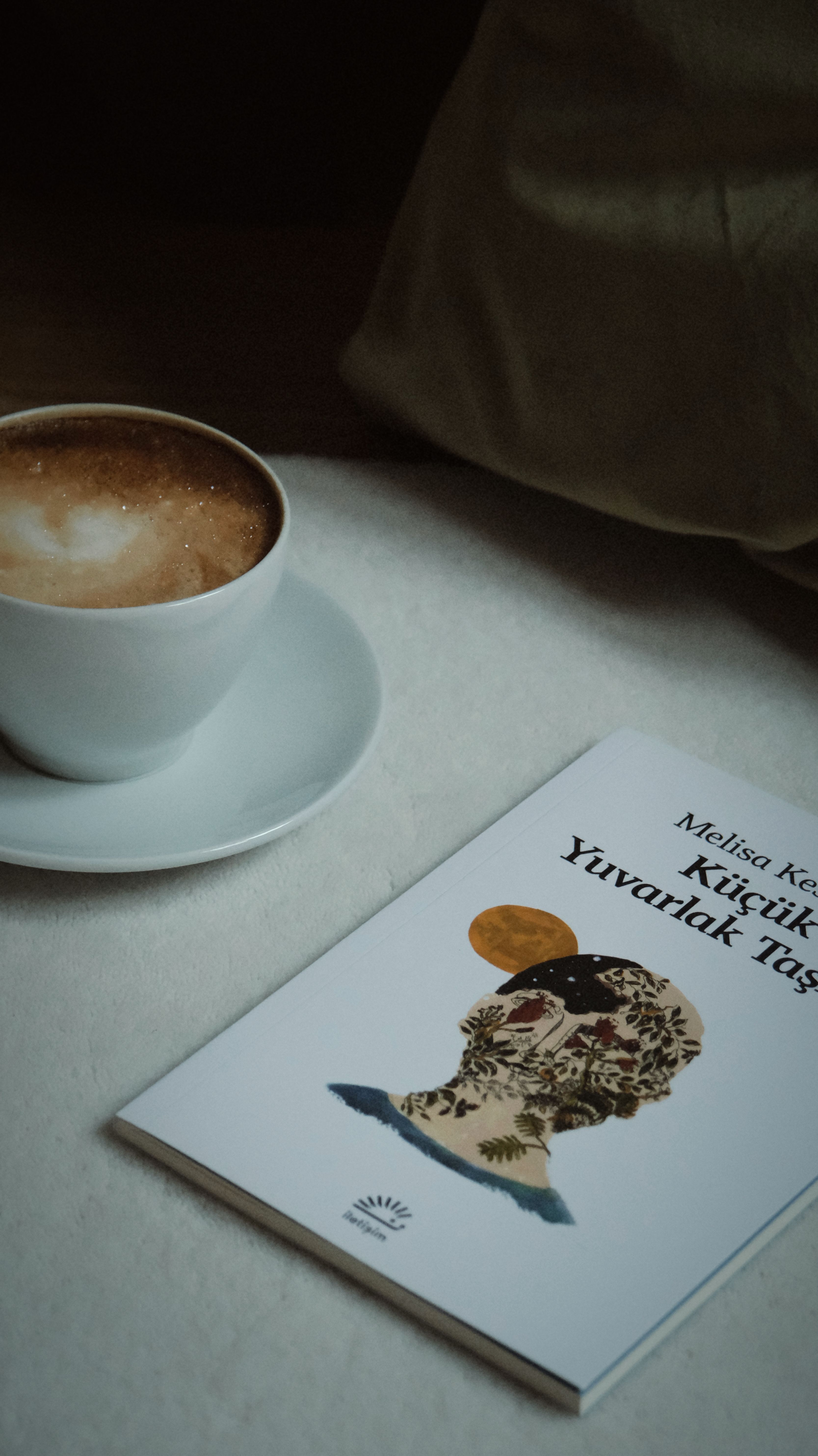 A warm cup of coffee and a book create a relaxing indoor setting perfect for unwinding.