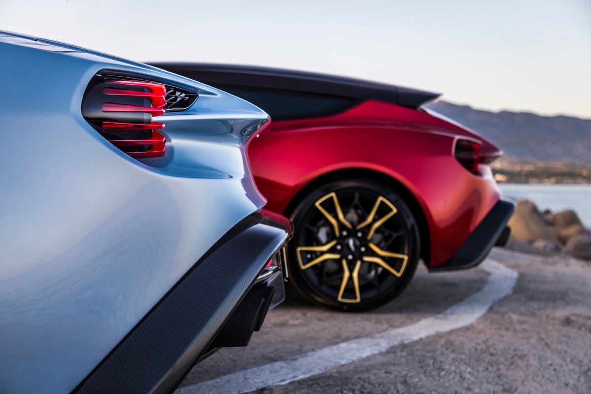 Luxury car rental by the sea