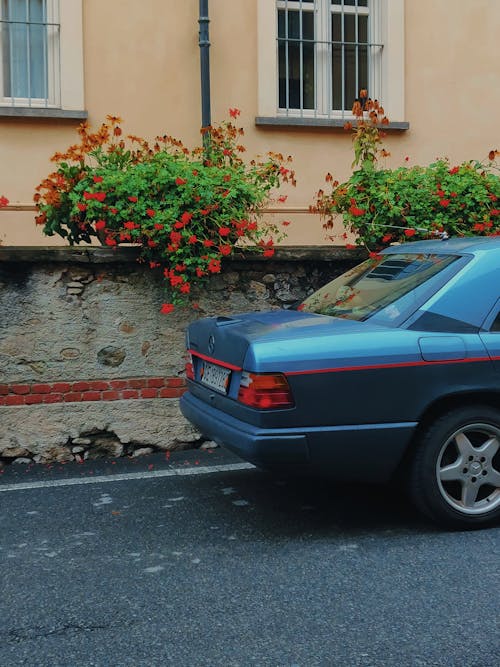 Car Near Wall