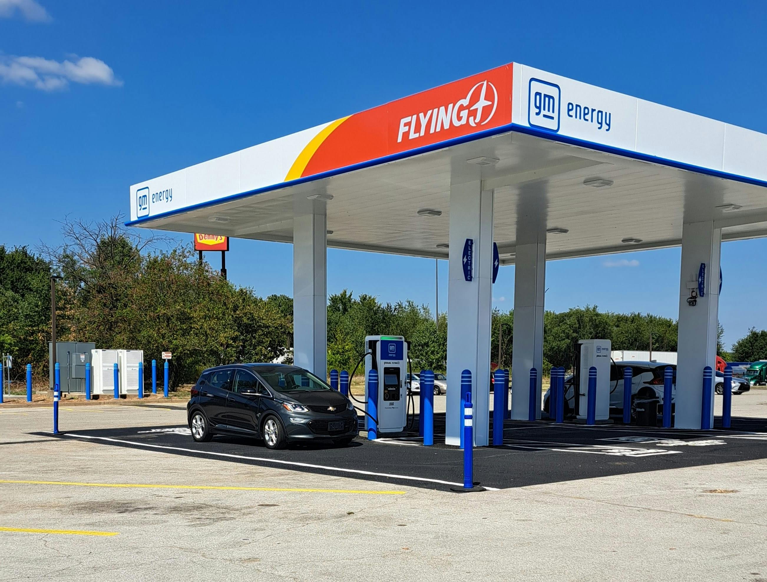 Electric Vehicle Charging Station at Flying J · Free Stock Photo