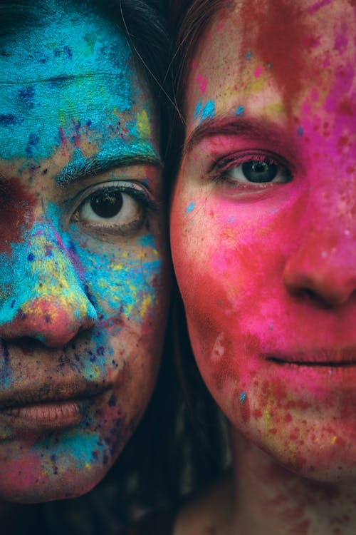 Free Photo Of Woman With Face Paint Stock Photo