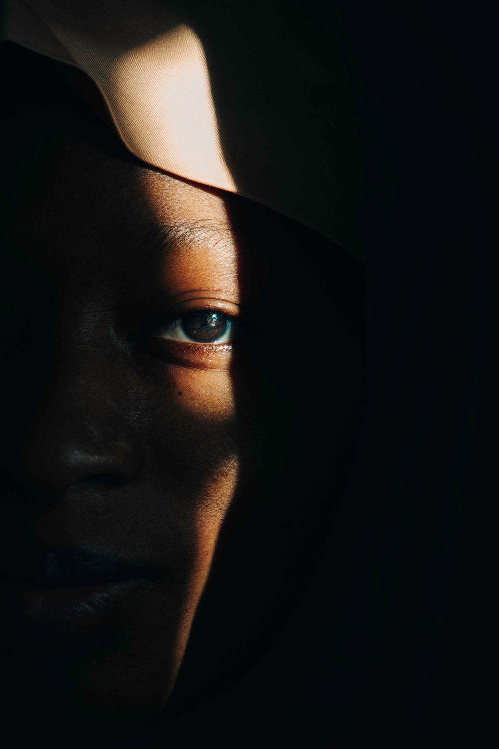 Dramatic Shadows Portrait Moody Portrait with Dramatic Shadows · Free Stock Photo