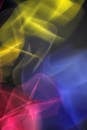 Colorful Abstract Light Patterns in Motion