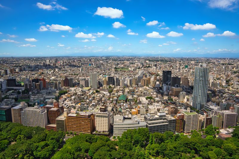 東京の都市スカイライン