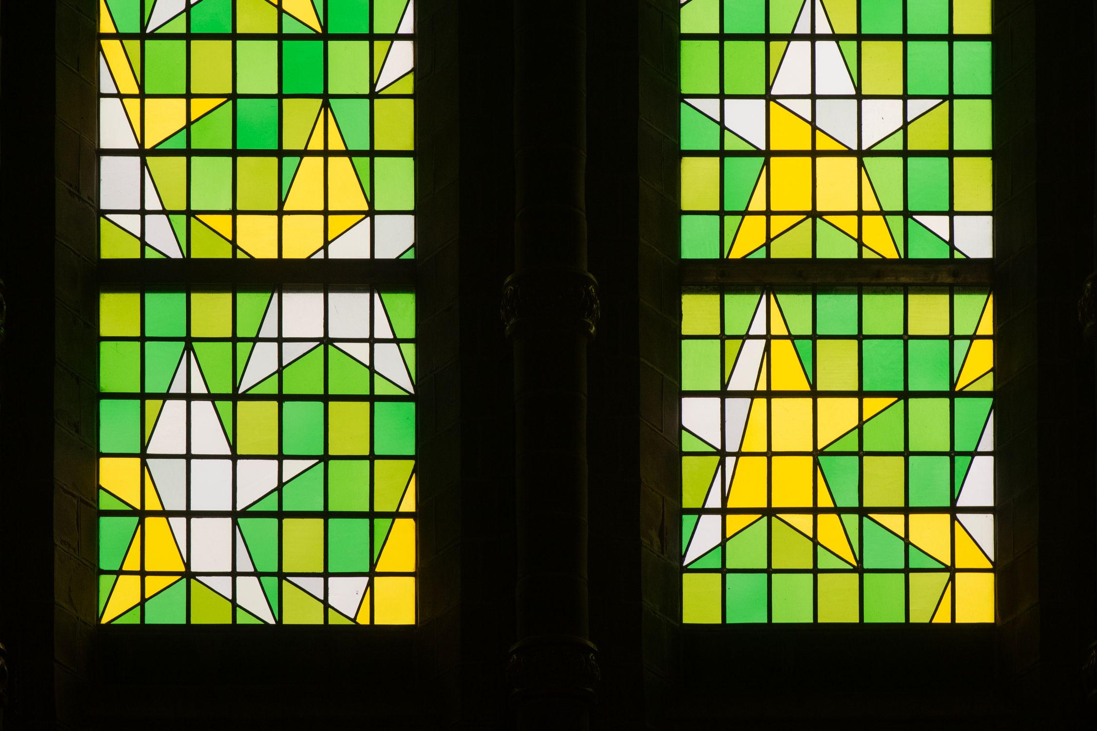 Geometric Windows Color Abstract Geometric Stained Glass Windows · Free Stock Photo