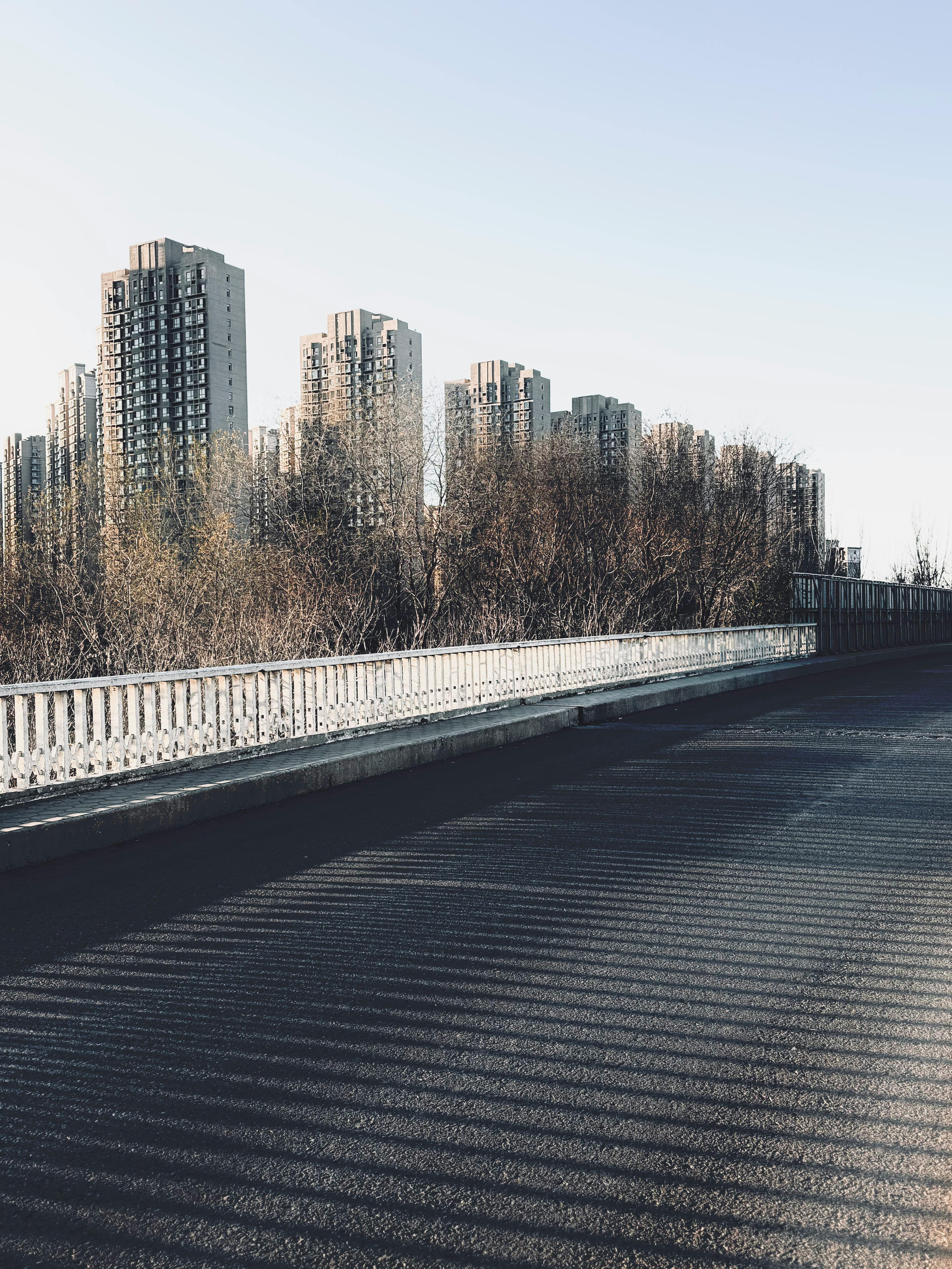 modern urban skyline with high rise buildings