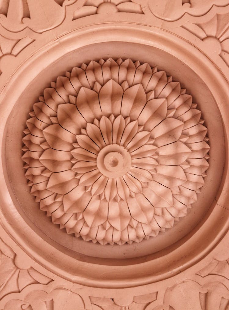 A Carving With Intricate Designs