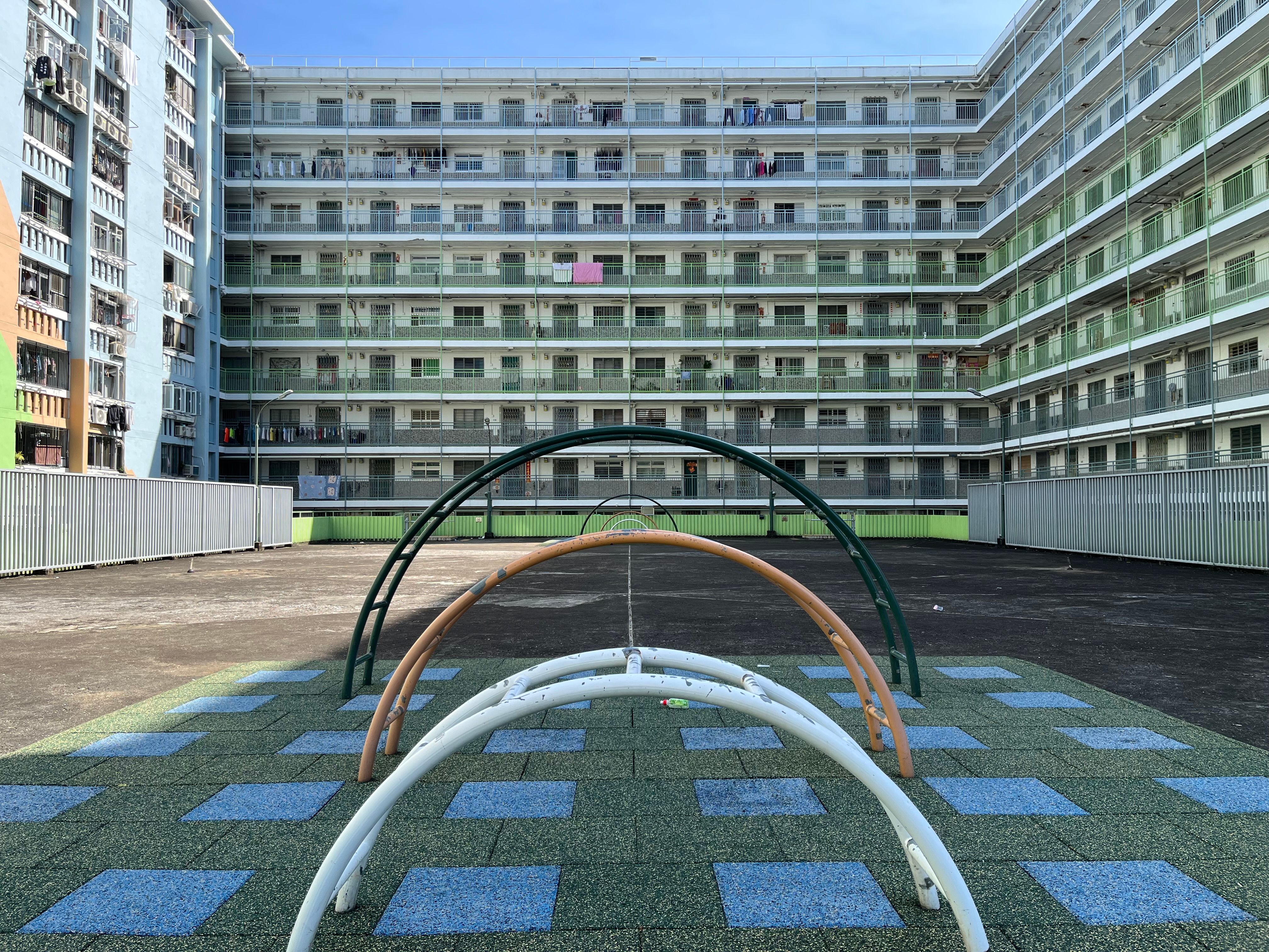 Urban Playground with Residential High-rise · Free Stock Photo