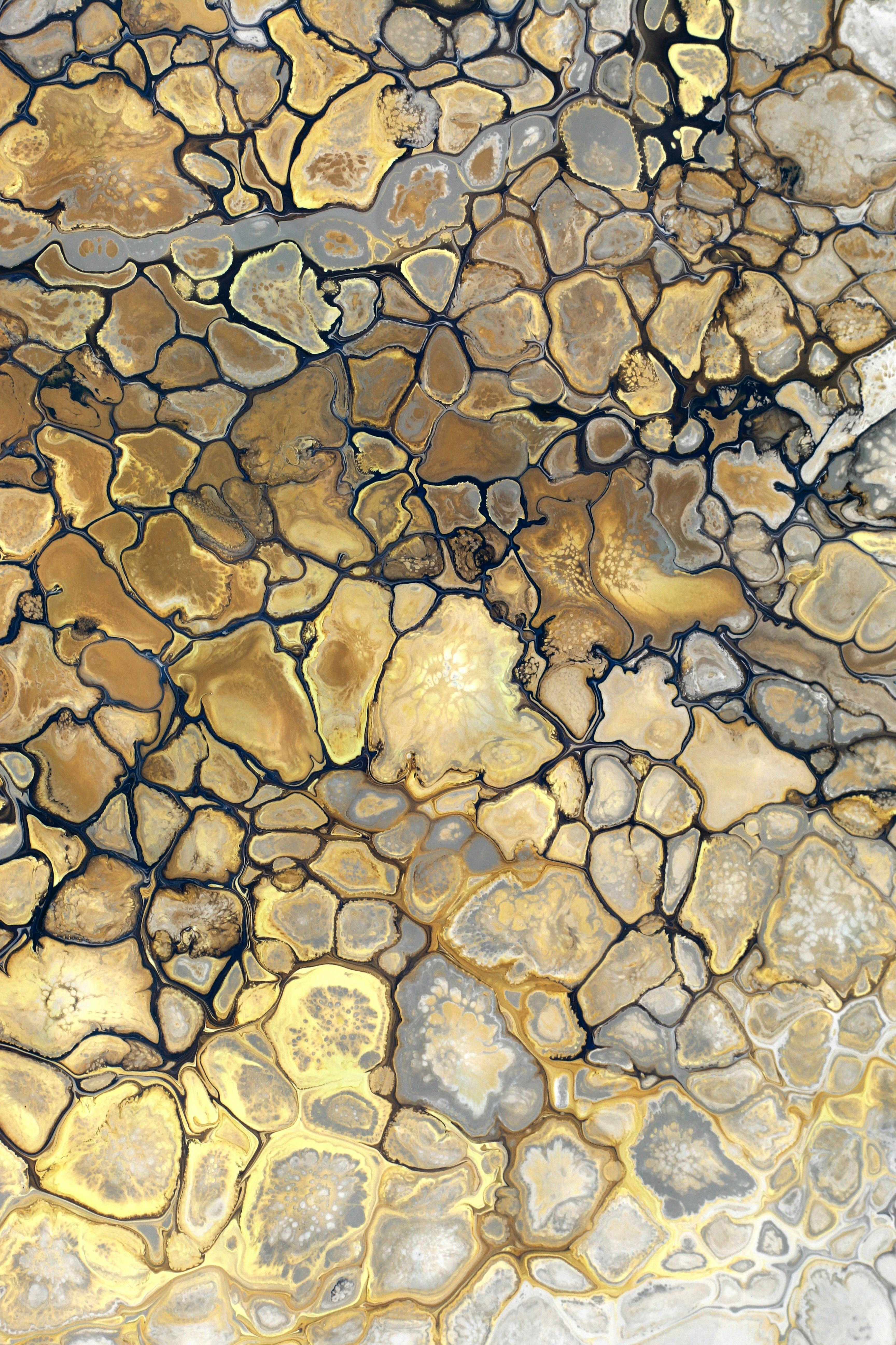 abstract aerial view of rocky earth texture