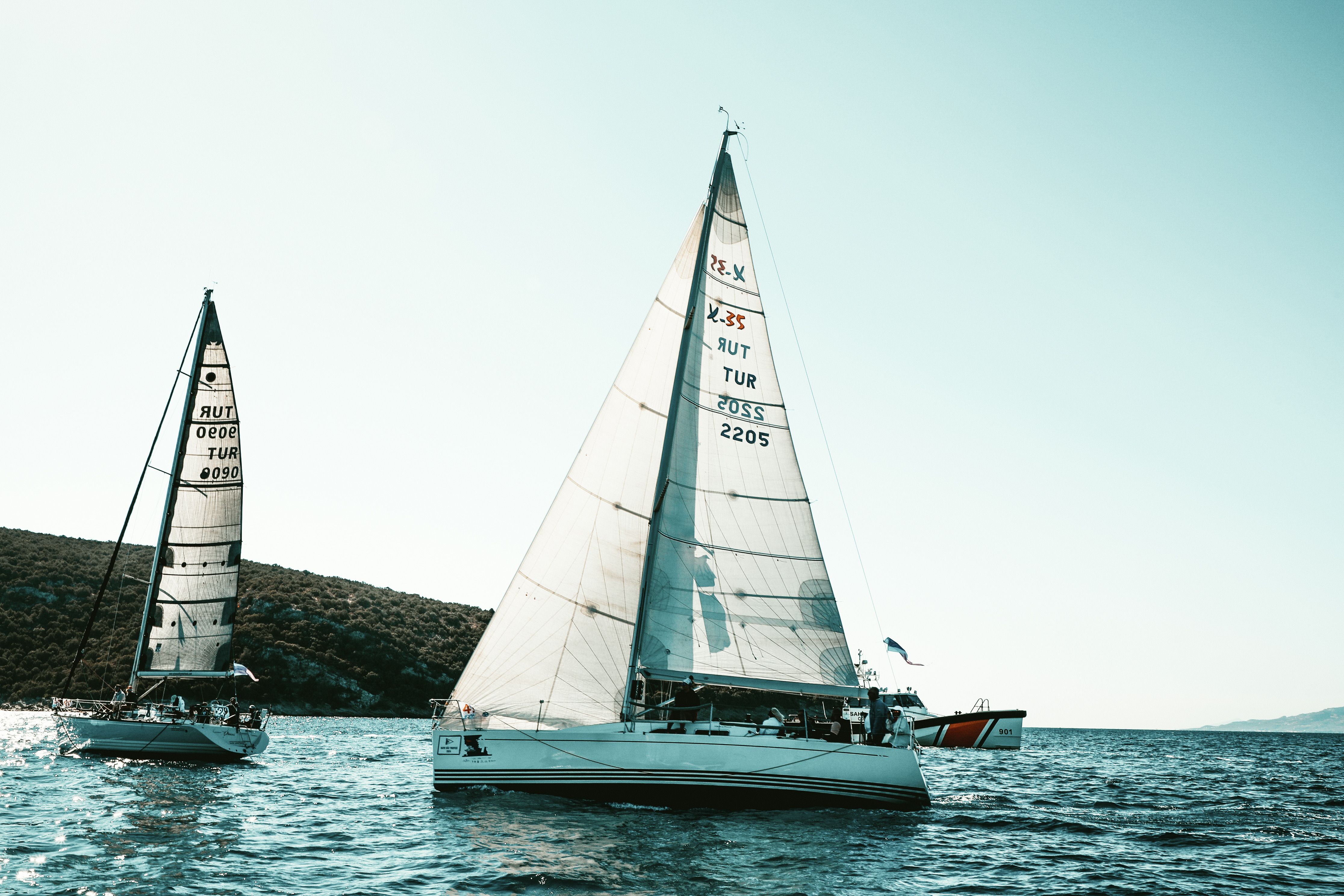 Atlantik Okyanusu'nda yelken yarışı