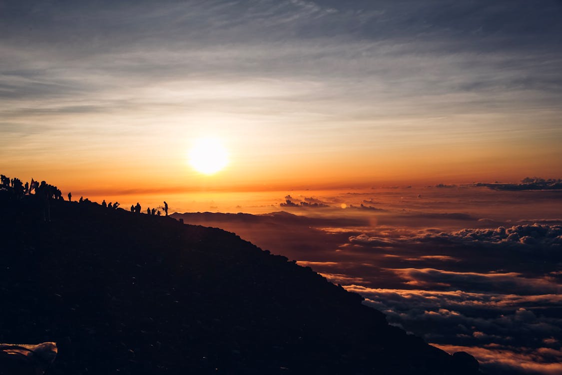 Silhouette Of Mountain