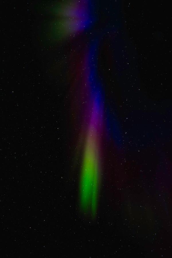 An aurora borealis is seen in the sky · Free Stock Photo