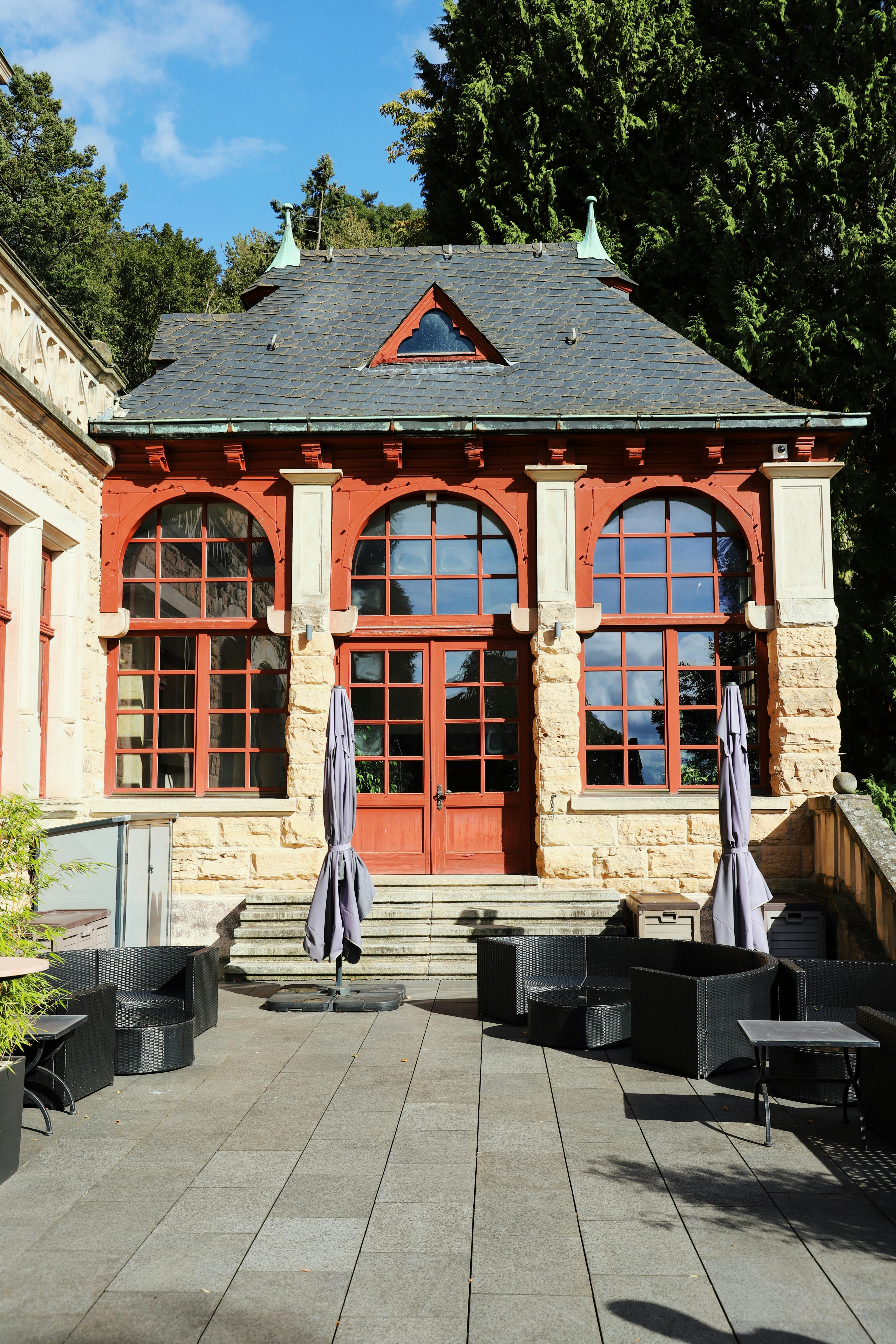 historic building facade in meinhard germany