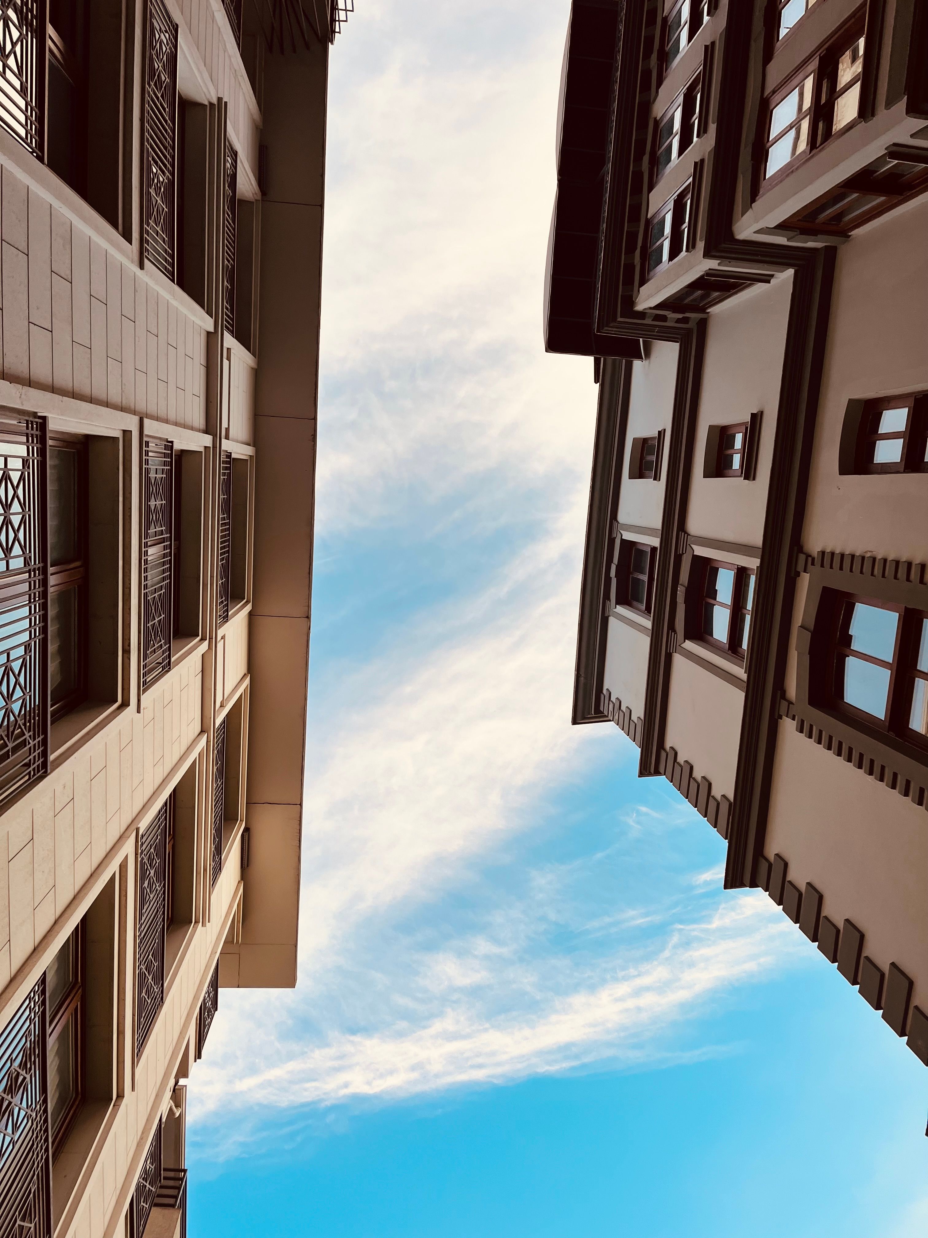 Dramatic Perspective of Urban Buildings · Free Stock Photo