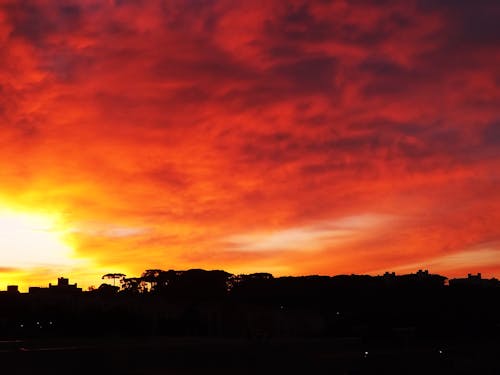 Бесплатное стоковое фото с бразилия, закат, небо