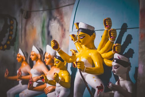 Free Hindu God Statues Wallpaper Stock Photo