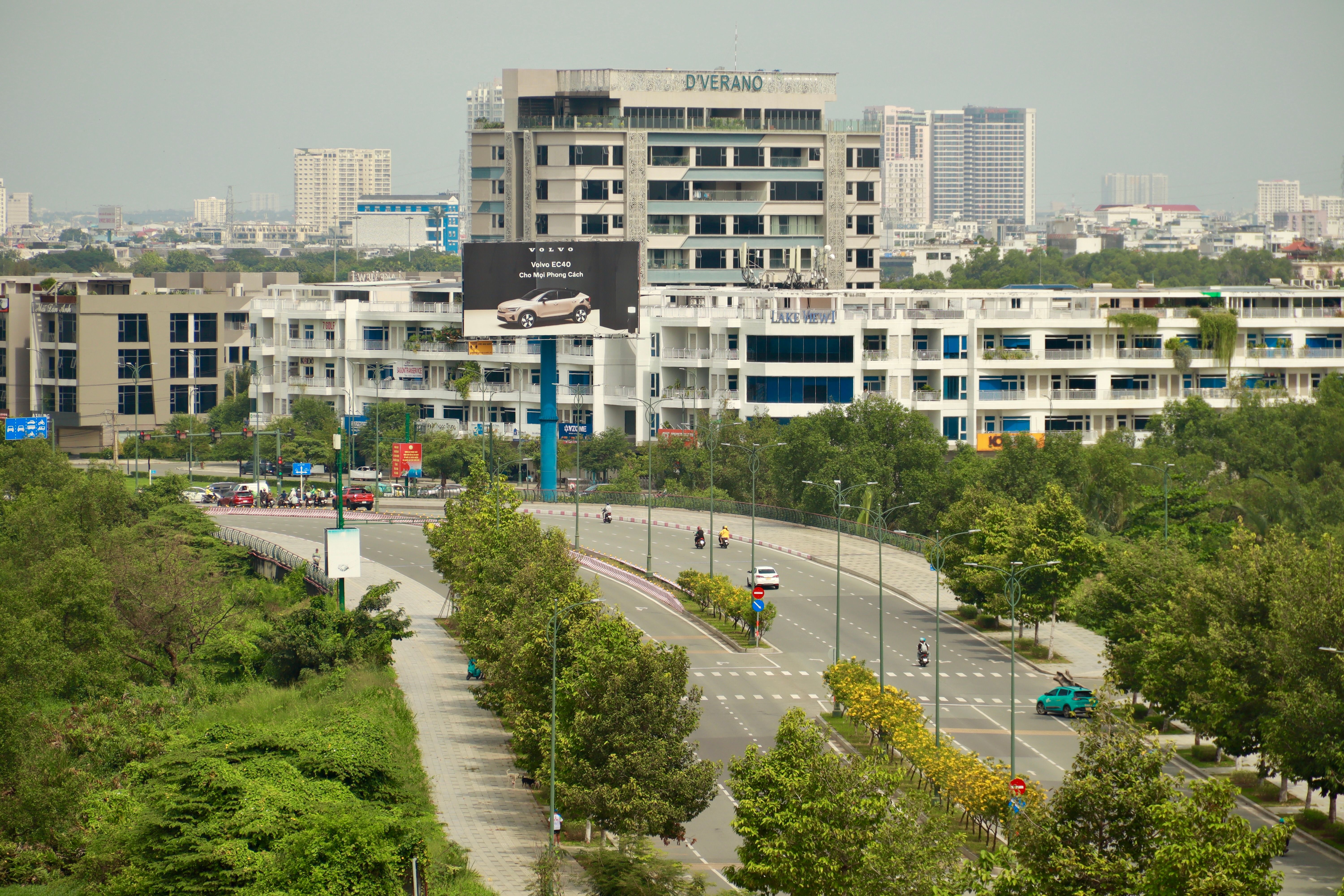 Urban Landscape with Modern Buildings and Road · Free Stock Photo