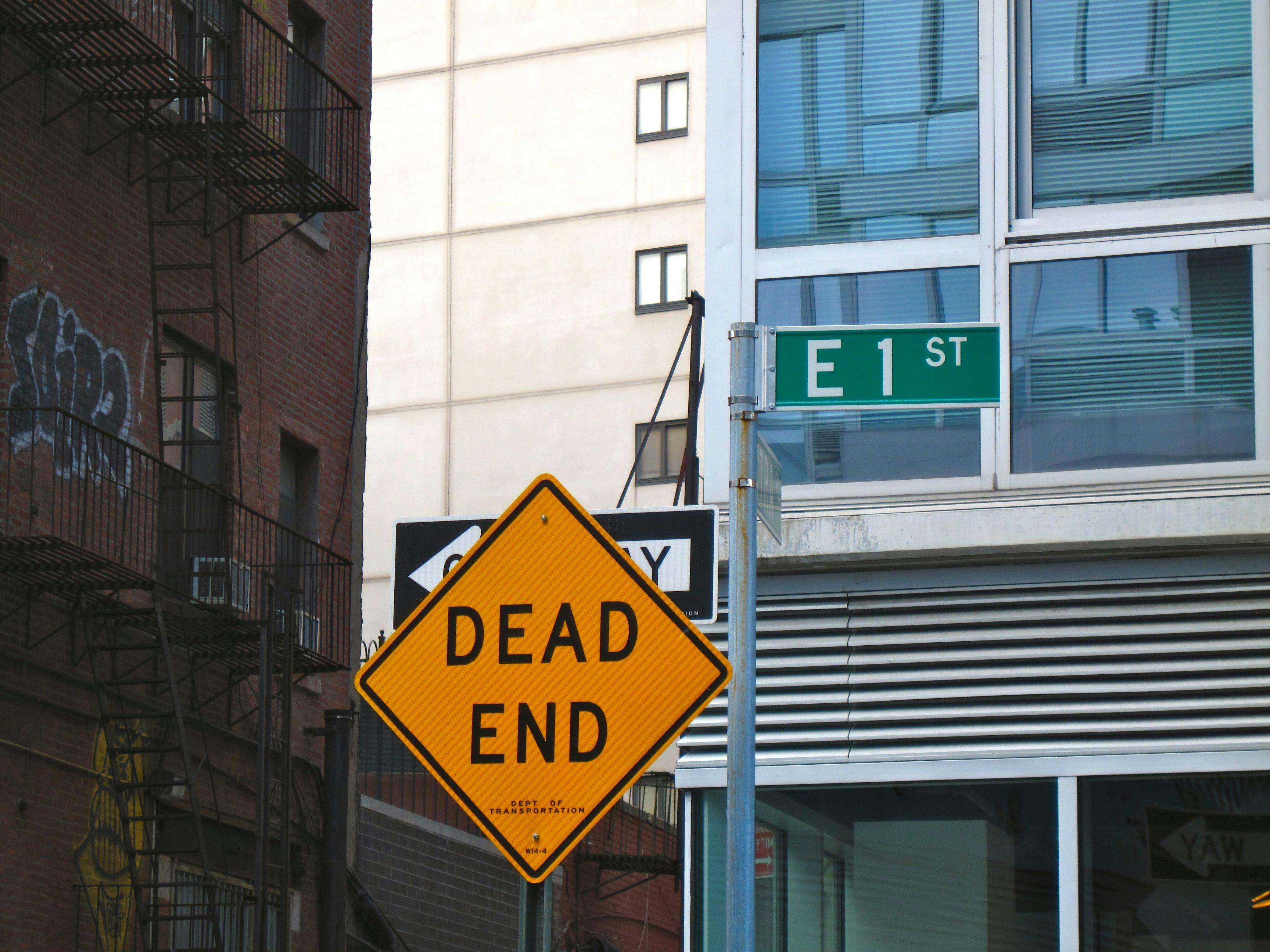 Dead End Signs, W14-1