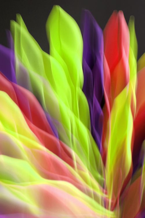 Free Colorful abstract light streaks creating dynamic motion effect in a vibrant, artistic composition. Stock Photo