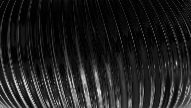 Sleek black metallic texture with flowing curves, perfect for modern design backgrounds.