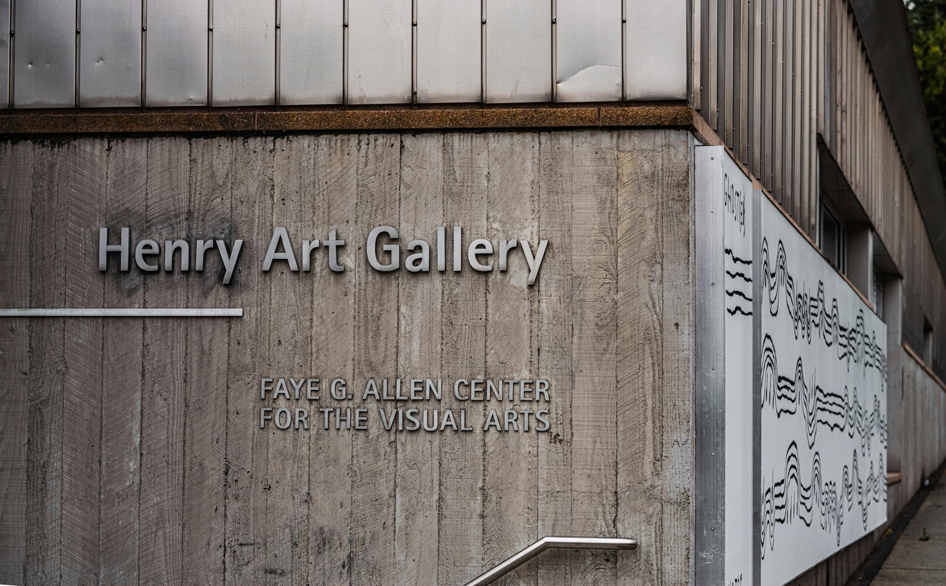 The Henry Art Gallery exterior showcasing its modern architectural design.