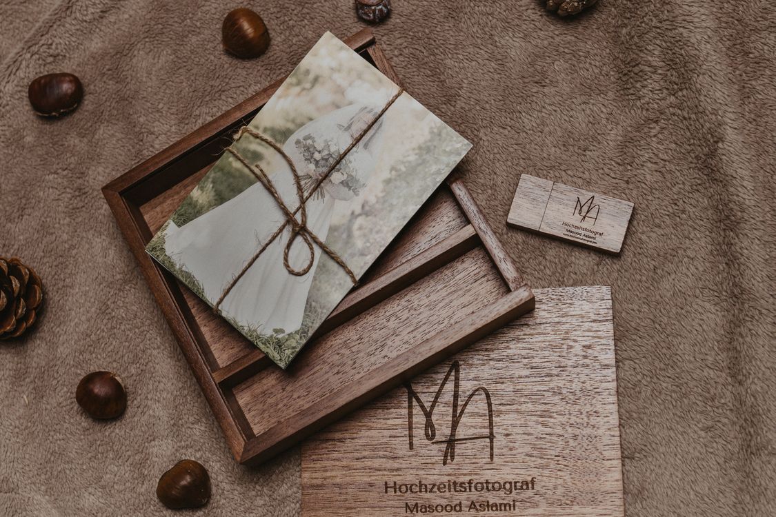 Rustic Packaging Design Rustic Wedding Photographer Packaging Display · Free Stock Photo
