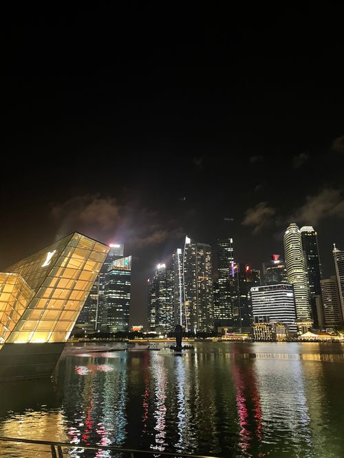 Free Singapur Skyline Marina Stock Photo