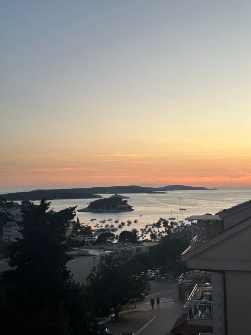 Free Sunset Hvar Stock Photo
